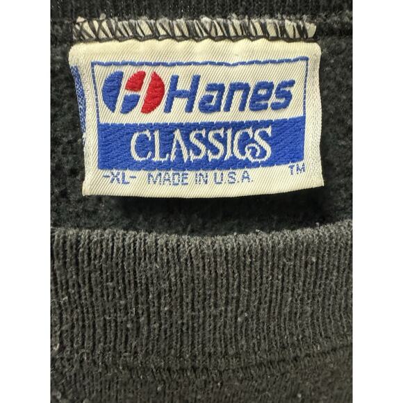 Vintage Hanes Black Rose Bowl 1991 Iowa Hawkeye Washington Huskies Sweatshirt XL - Picture 2 of 7